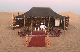 Book Cena privata sulle dune del deserto